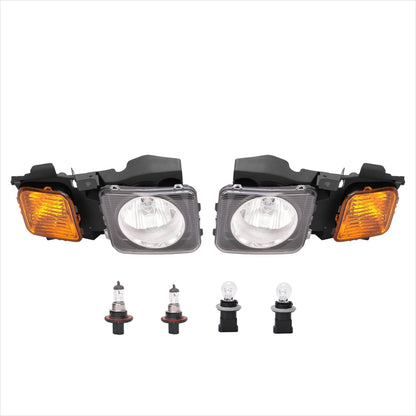 Solid Spare Headlight Set For Hummer H3 2006-2010 H3T 2009-2010 # HU2502100 # HU2503100