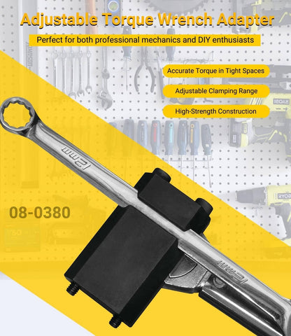 Solid Spare 08-0380 Adjustable Torque Wrench Adapter for 6-19mm Metric / 1/4"-3/4" Wrenches