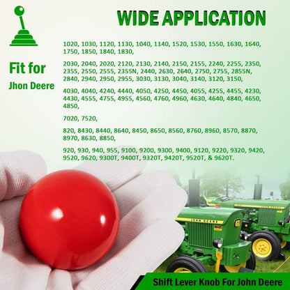 Solid Spare Gearshift Knob R50864 R153875 R161382 for JD 1020 2020 2640 2755 4430 4455 8430