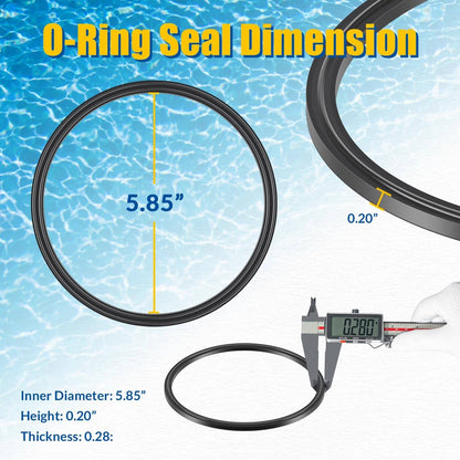Solidspare R0623300 O-Ring Seal & R0623400 Relief Valve for Zodiac CLC500 Leaf Catcher