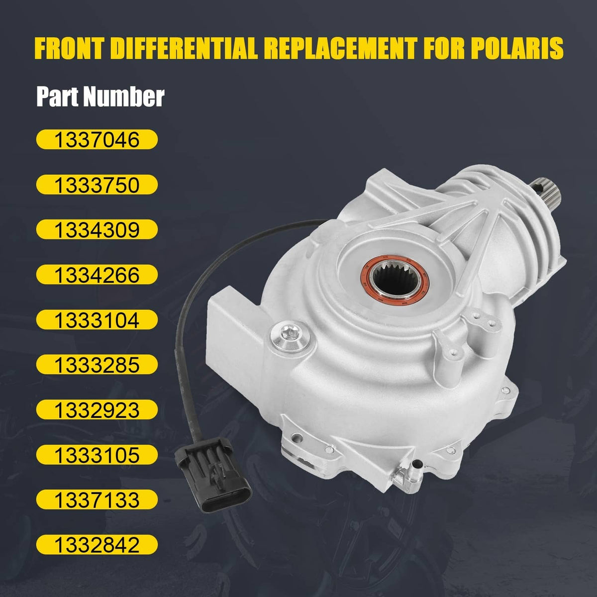 Solidspare Front Differential 1333243 For 2012-2016 Polaris Ranger Crew 900 RZR XP 900 EPS