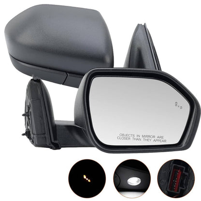 Solidspare Passenger Side Mirror For 2020-2023 Ford Explorer Manual Folding Power Heated