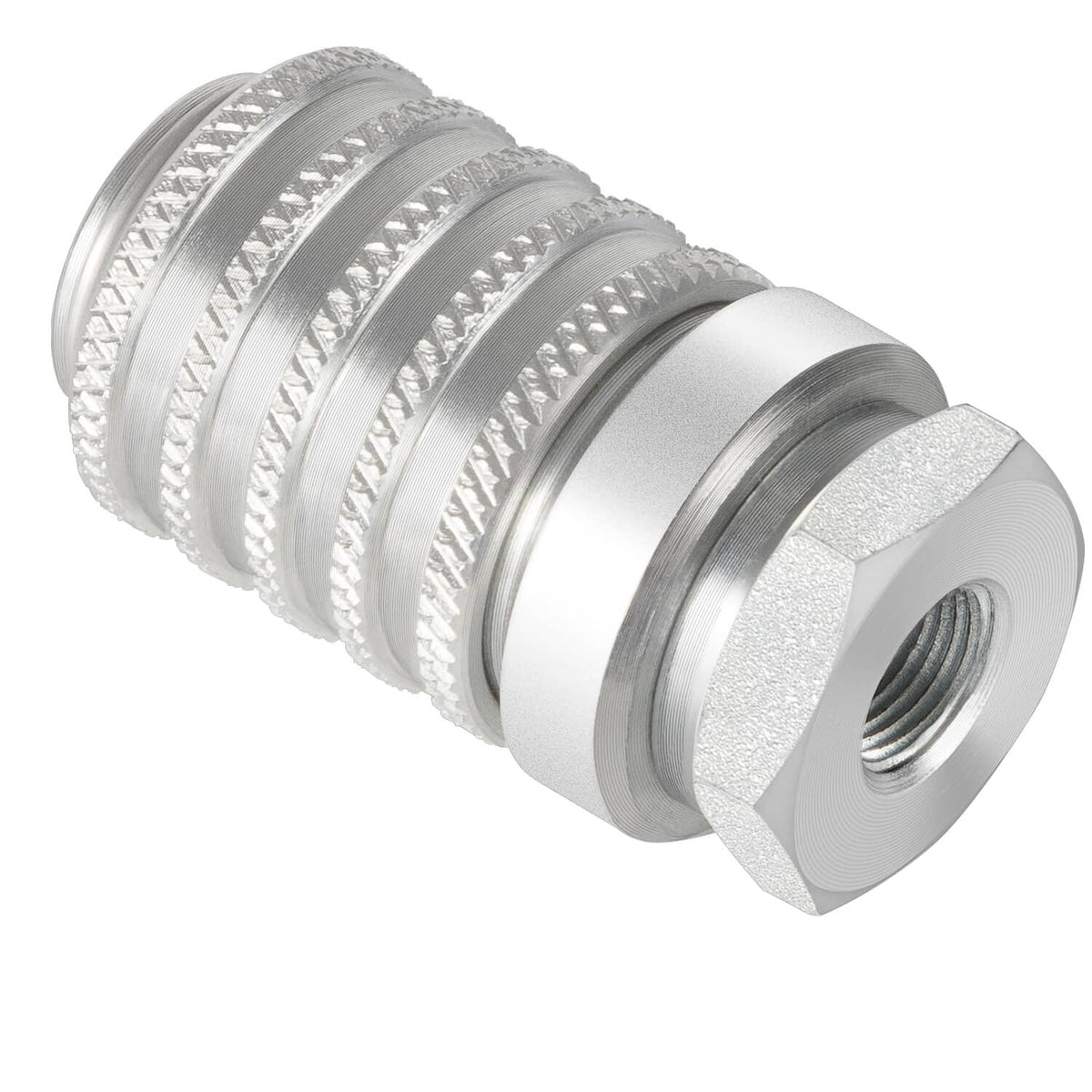 Solidspare PD222 Series PD Steel Test Port and Diagnostic Equipment Quick Coupler, 1.67" L