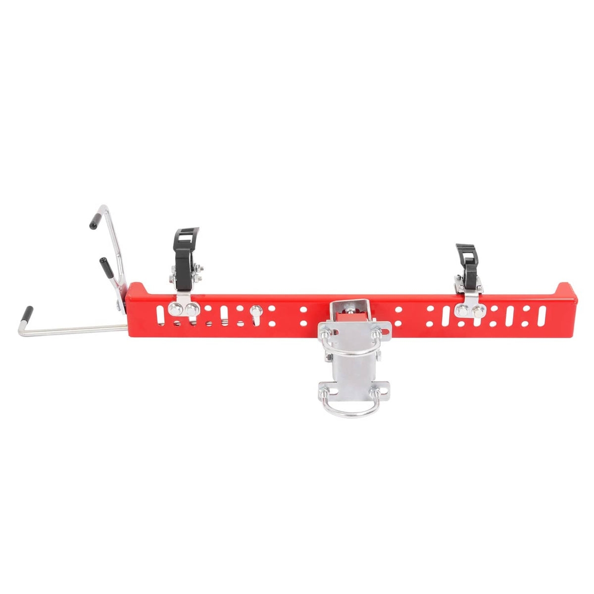 Solidspare Red Trimmer Rack Enhancing safety For lawn Mower 1"-2" Roll Bar Trimmer Holder