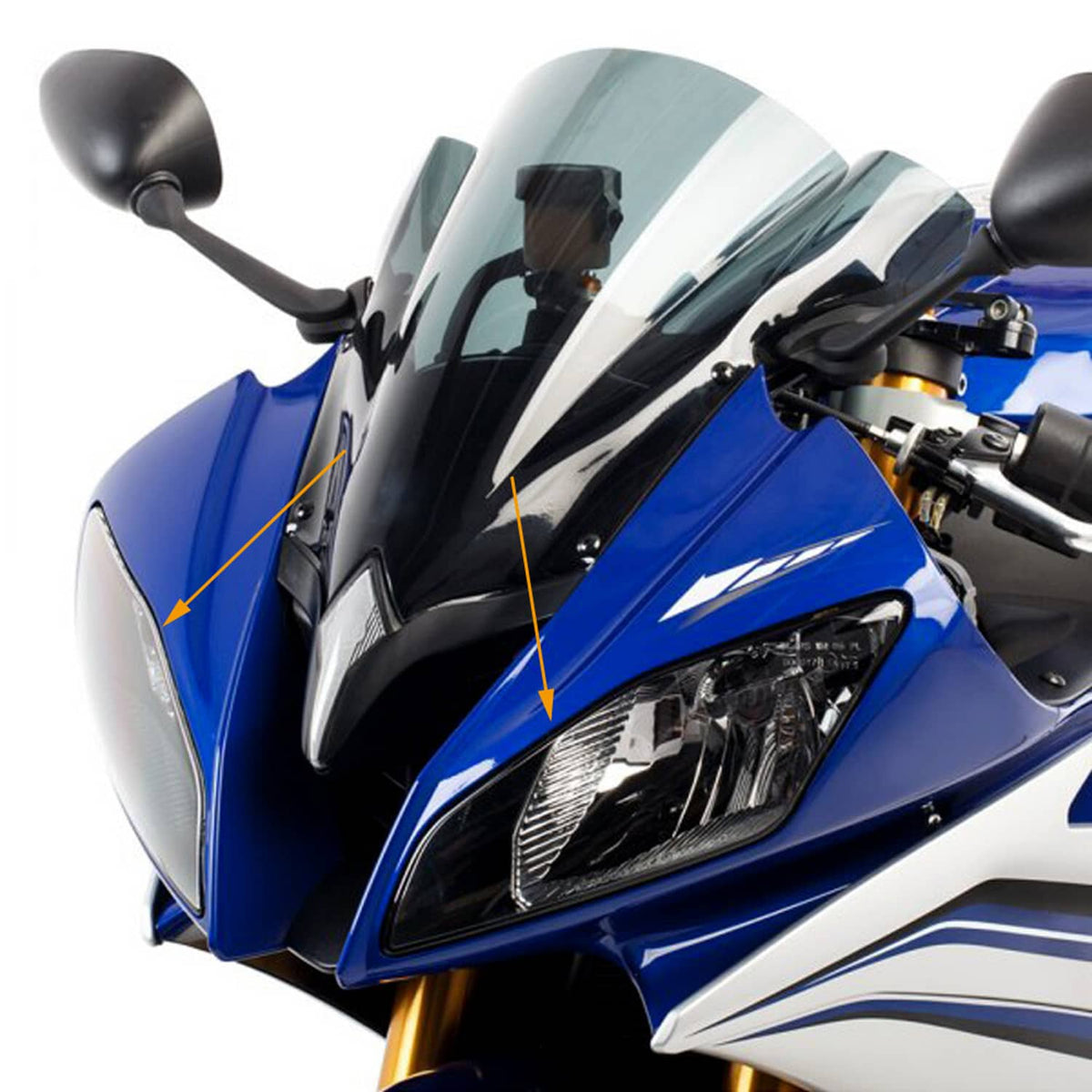 Solidspare Headlight Head Light Lamp Assembly Fit For Yamaha YZF R6 2008-2016 YZF-R6 08-16