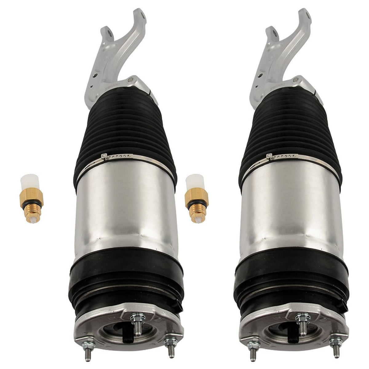 Solidspare Pair Front LH / RH Air Strut Shock Spring Bag 102736125E For Tesla Model X 16-19