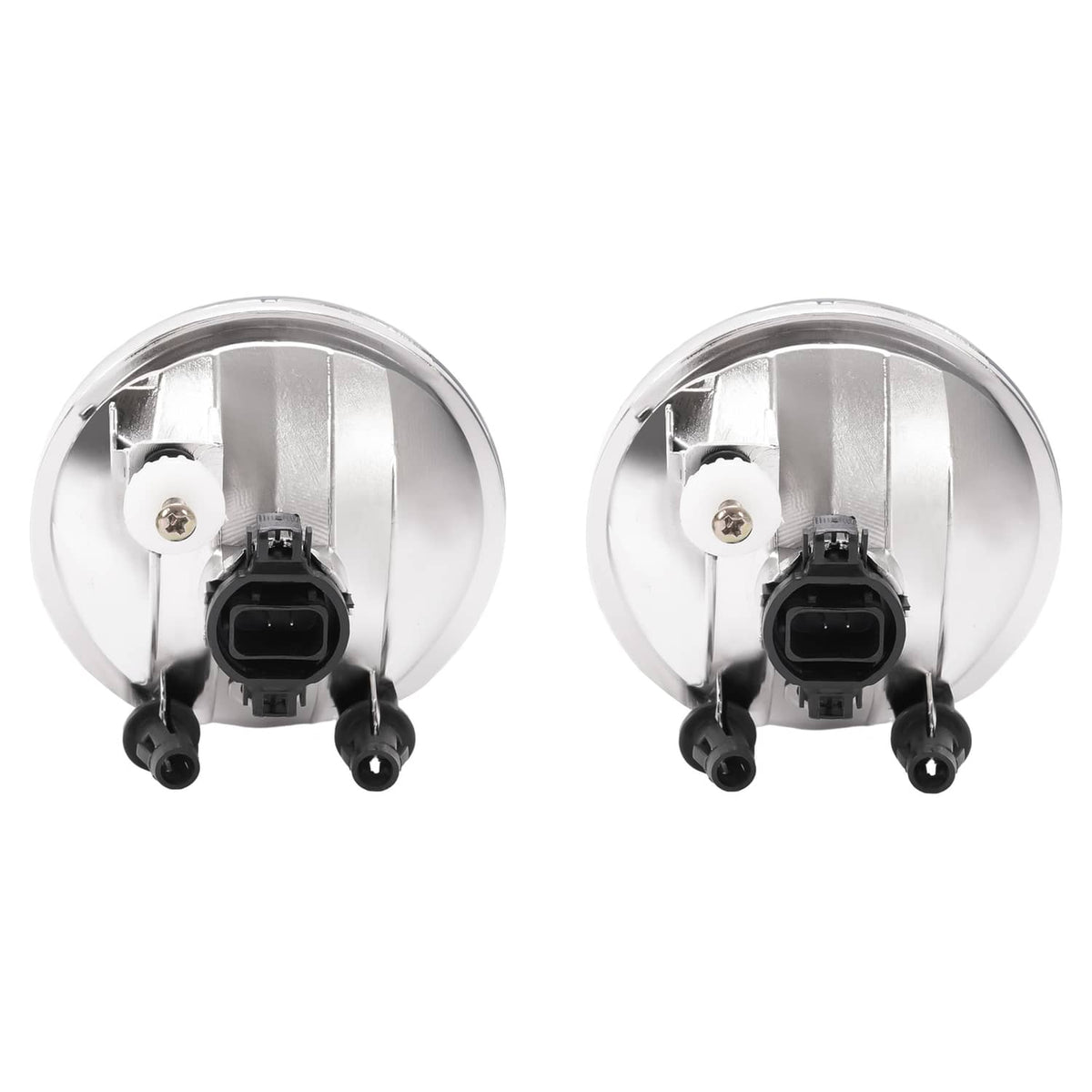Solid Spare For Chevrolet Colorado 2021-2022 Clear Fog Lights w/ Chrome Bezel Wires Switch