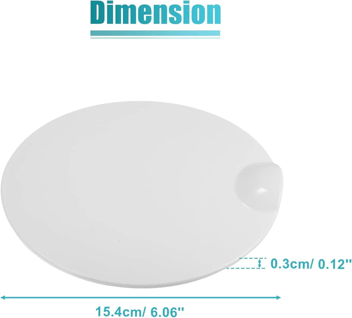 Solid Spare White Fuel Filler Door Tank Lid Cap Gas Cover For 2009 2010 2011-2014 Ford F-150