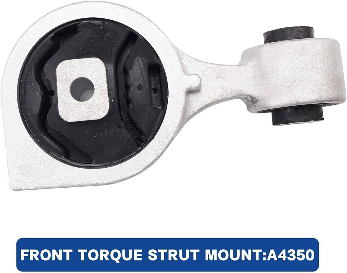 Solidspare New Engine Motor Transmission Mount Kit For Nissan Altima 07-15 L4 2.5L Auto CVT