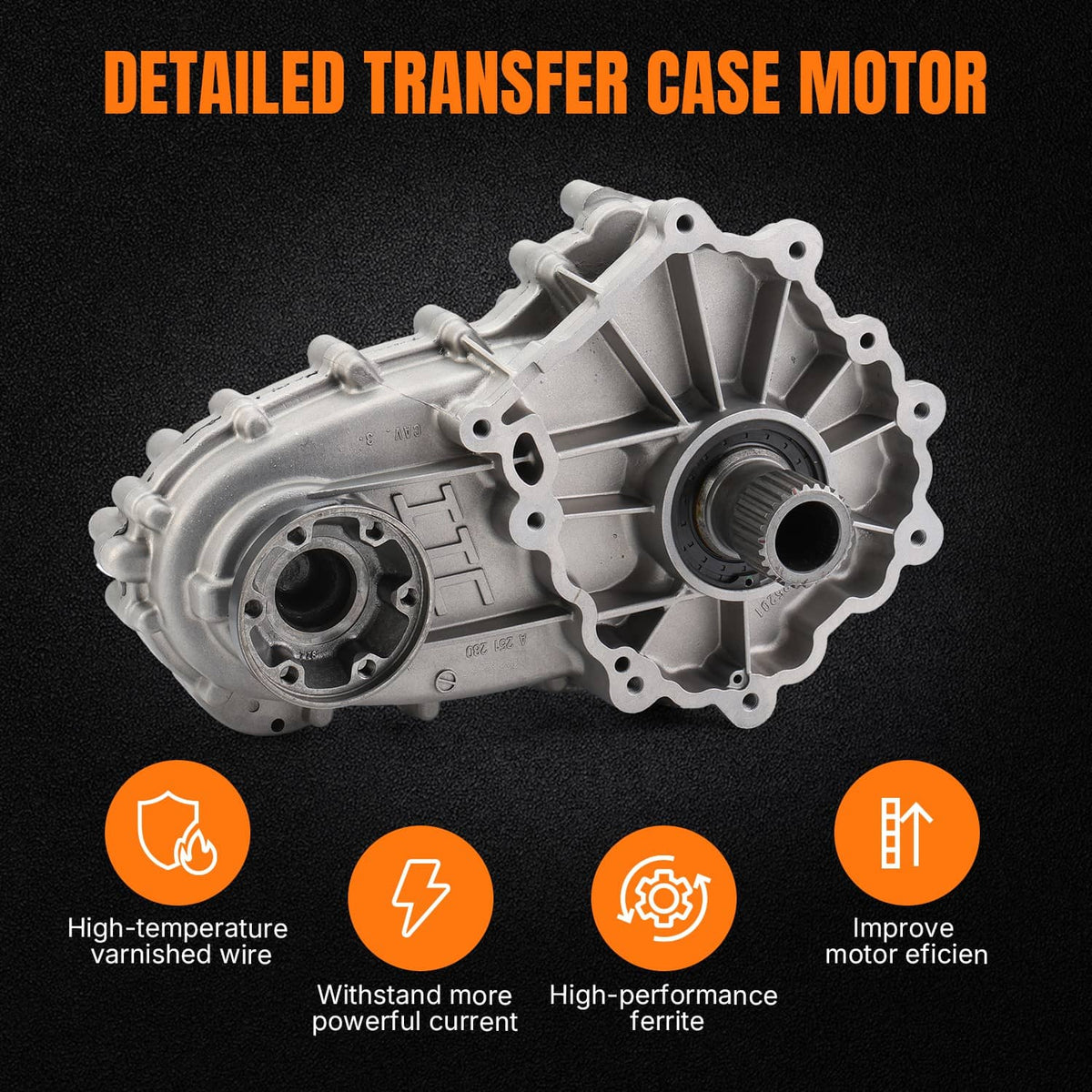 Solidspare Transfer Case For 11-13 Jeep Grand Cherokee Dodge Durango 3.6L AWD Single Speed