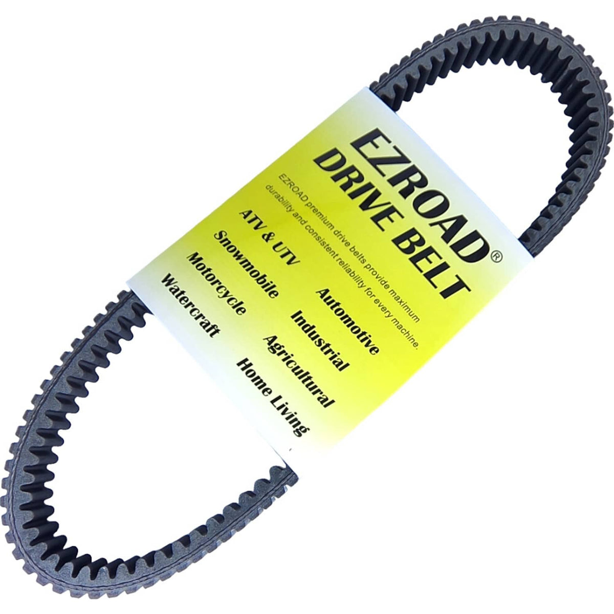 Solid Spare Snowmobile Pulley Drive Belt 49R4313 417300189 49G4313 49C4313 Double Notched