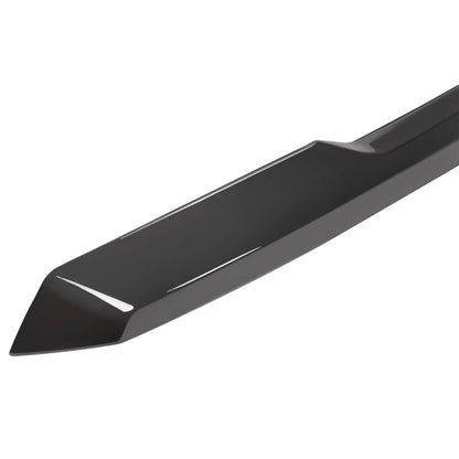 Solid Spare For GMC Yukon / Yukon XL Denali 21-24 Front Upper Hood Molding Trim Gloss Black