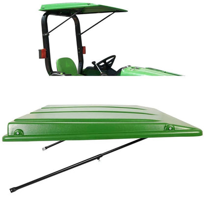 Solidspare Green Tractor Sun Shade Canopy For John Deere Compact Utility Tractors with ROPS