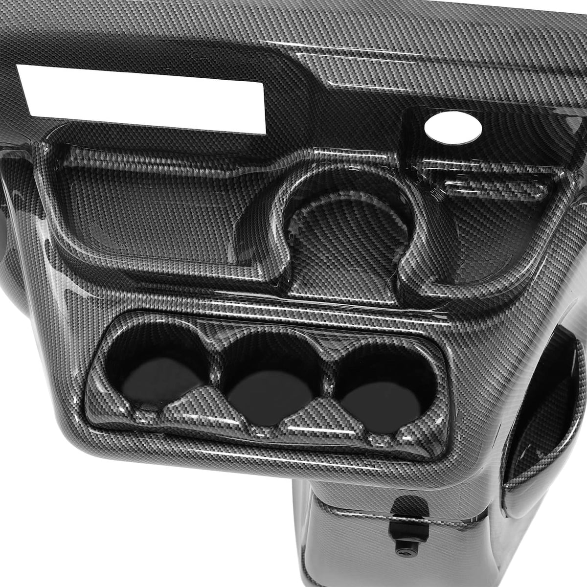 Solidspare Carbon Fiber Style Dash Dashboard W/ Radio Speaker Cutout For EZGO TXT 96-13