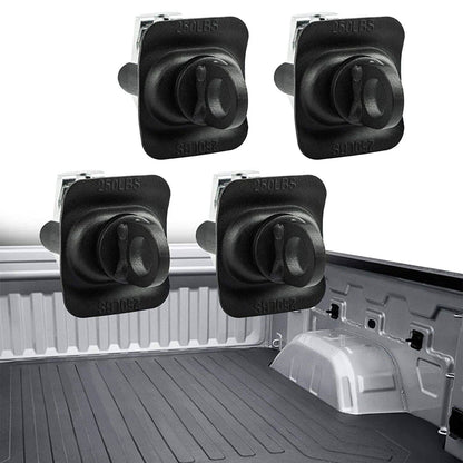 Solidspare Black Truck Bed Cargo Tie Down Loop Kit 23146899 For Sliverado Sierra Colorado