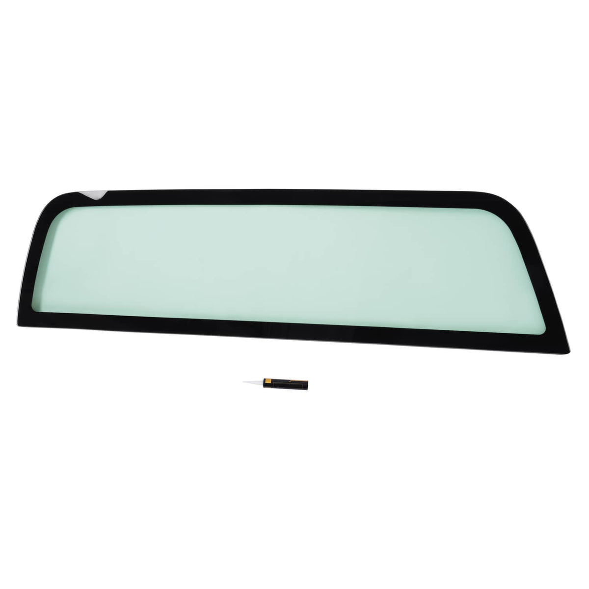 Solid Spare Fits Chevy Colorado 2004-2012 Stationary Rear Light Green Glass Back Window