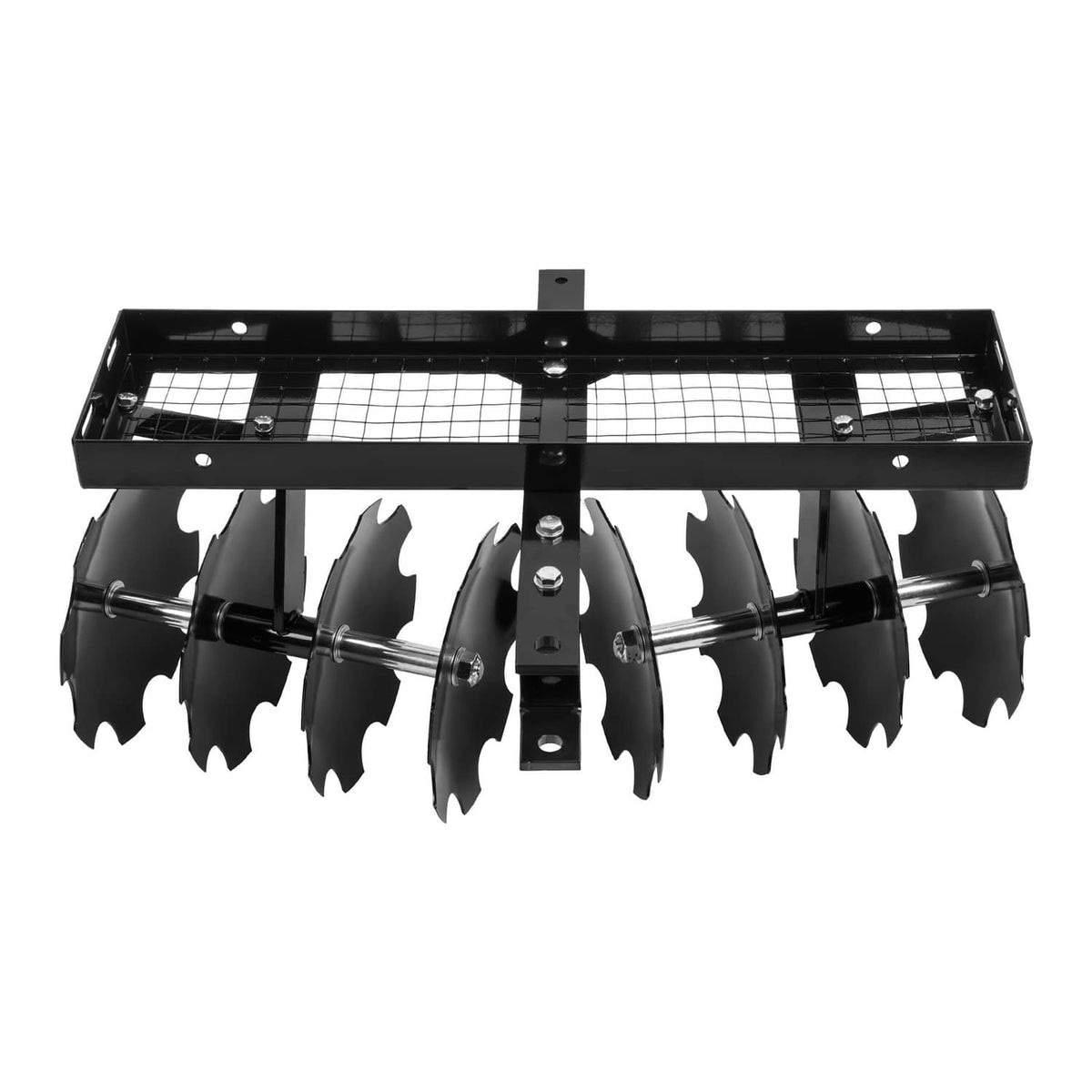 Solidspare Rear Disc Harrow 11" Steel Tow For Universal Tractor Sleeve Hitch Attachment