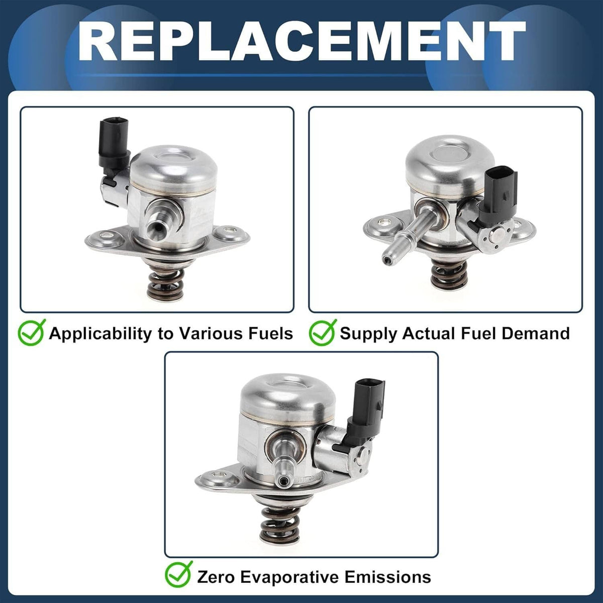 Solidspare New High Pressure Fuel Pump for 2016-2020 Chevrolet Impala Malibu Buick Regal