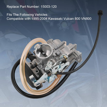 Solidspare 15003-1200 Carburetor For Kawasaki Vulcan 800 Vn800 1995-2005 W/Fuel Filter