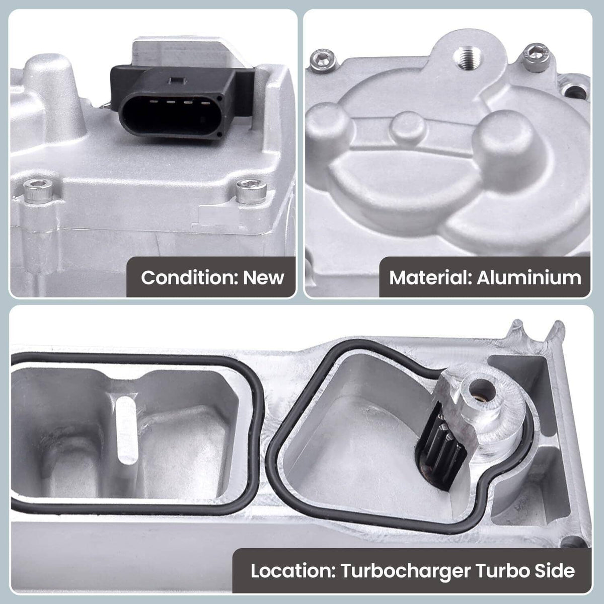 Solidspare Turbo Actuator Set with Calibration For 2013-2018 Dodge Cummins ISB 6.7L HE300VG