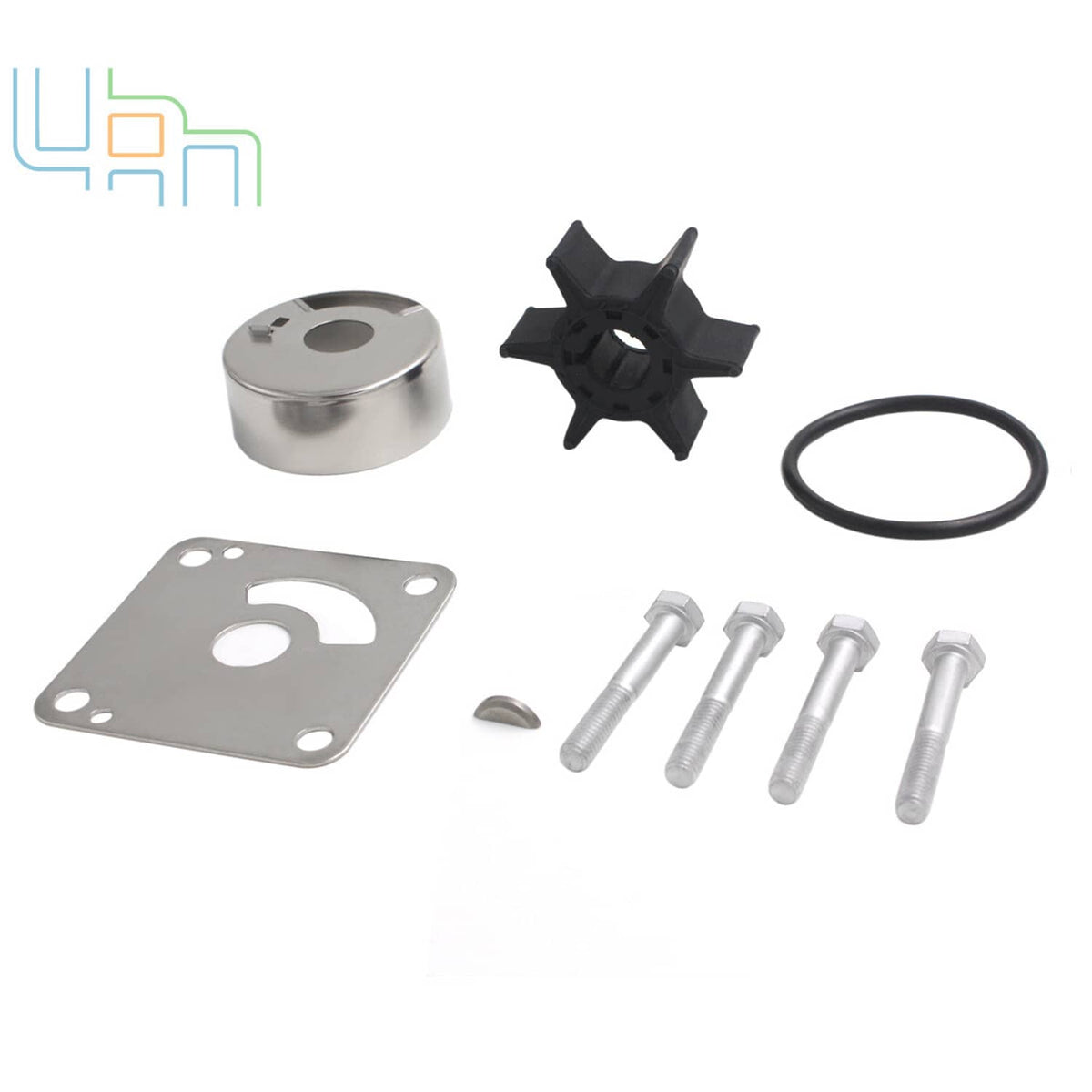 Solid Spare 6L2-W0078-00 Water Pump Impeller Repair Kit for Yamaha Outboard Sierra 18-3431