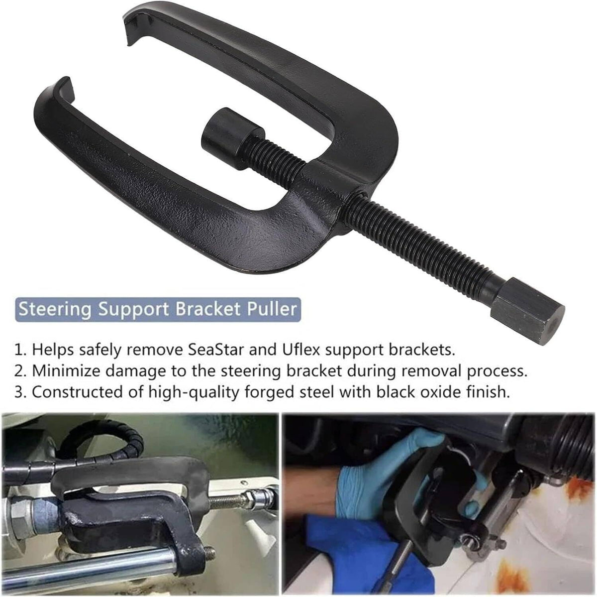 Solidspare New Hydraulic Steering Support Bracket Puller Removal Tool HS5157 For Seastar