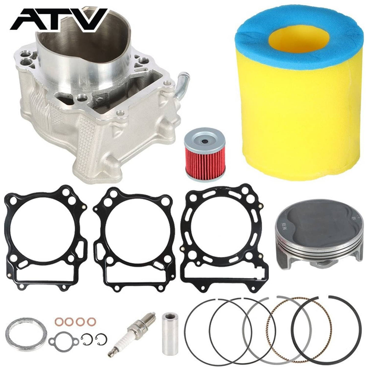 Solidspare For Suzuki DR-Z400 2000-2015 Cylinder Piston Motor Engine Rebuild Kit