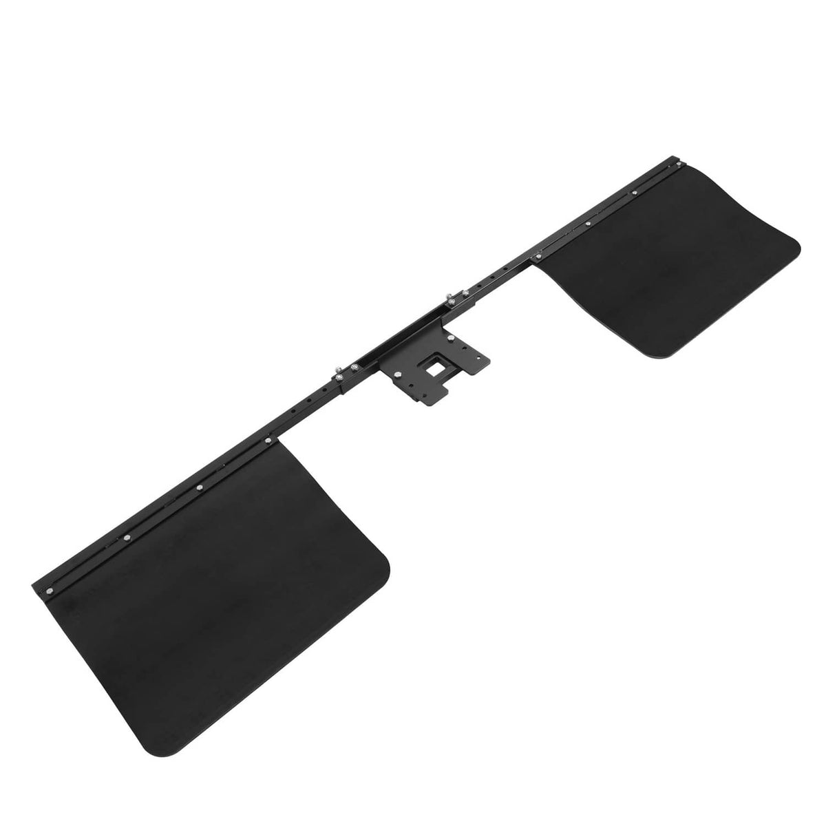 Solid Spare 24x18" Truck Hitch Mount Mud Flap Fit 2" Hitch Receivers Easy to Install Remove