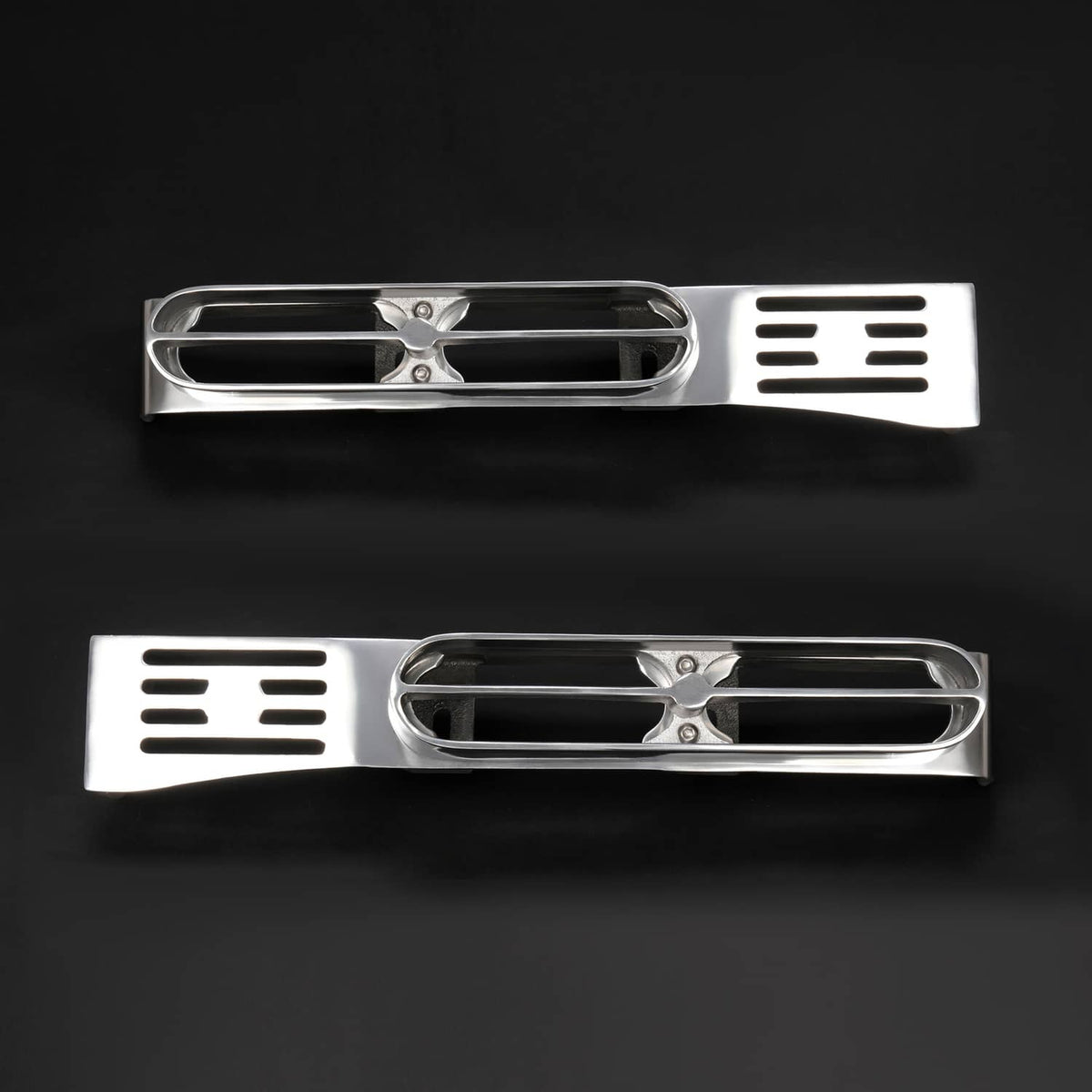 Solid Spare Fits Peterbilt 389 388 Silver Front Fender Light Bracket Double JJ Blinker Bar