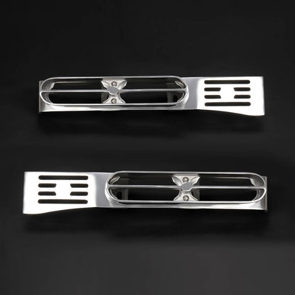 Solid Spare Fits Peterbilt 389 388 Silver Front Fender Light Bracket Double JJ Blinker Bar