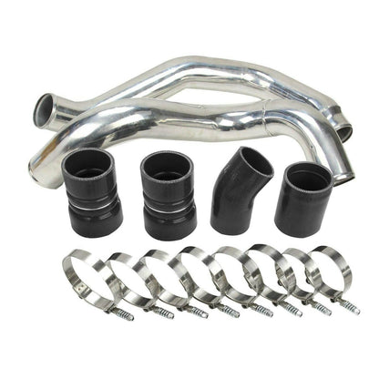 Solidspare Silver Intercooler Pipe & Boot Kit for 2003-2007 Ford 6.0L Powerstroke Diesel