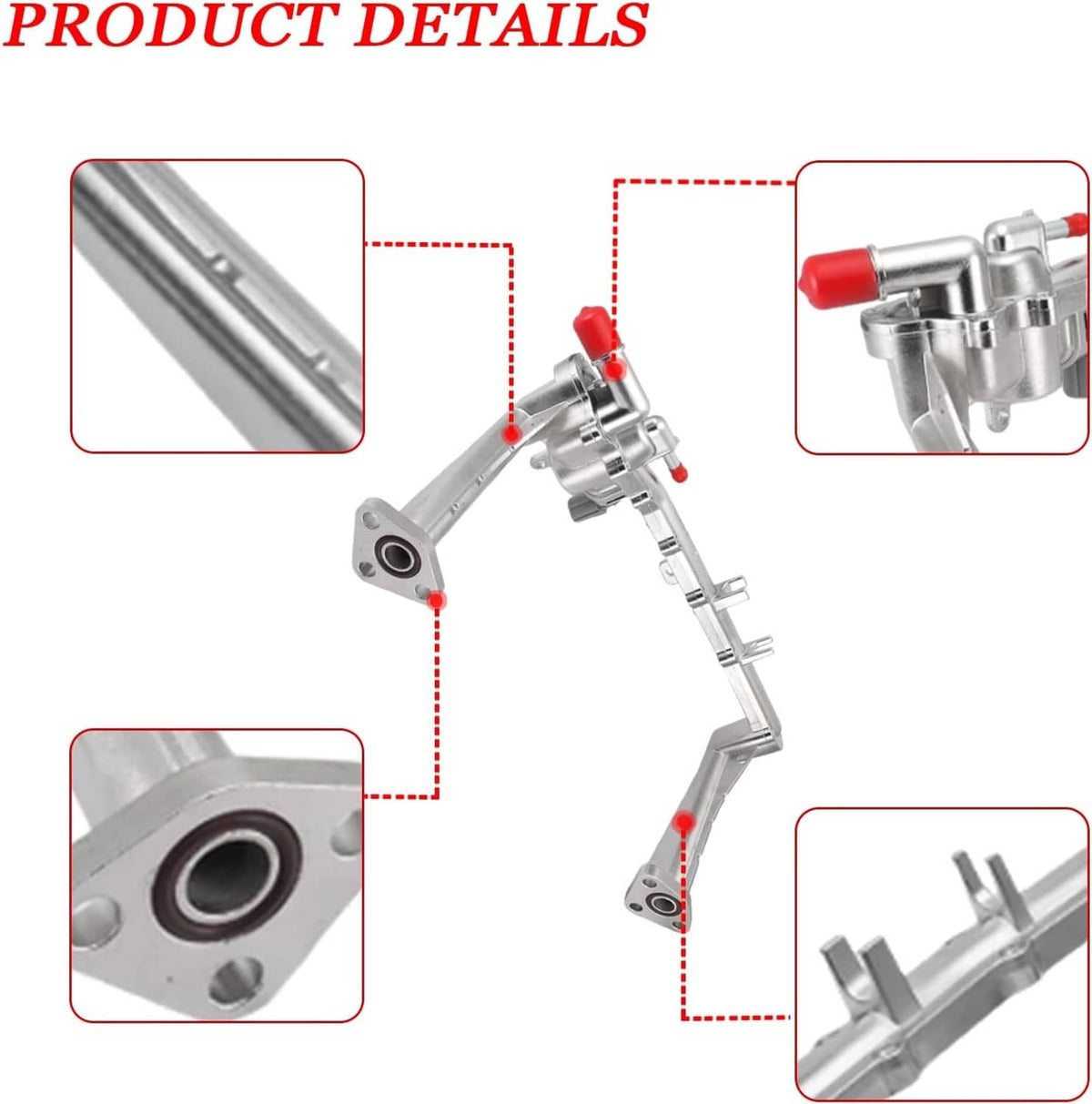 Solidspare New Upgraded Metal Coolant Water Pipe System Kit For Land Rover Jaguar 5.0L