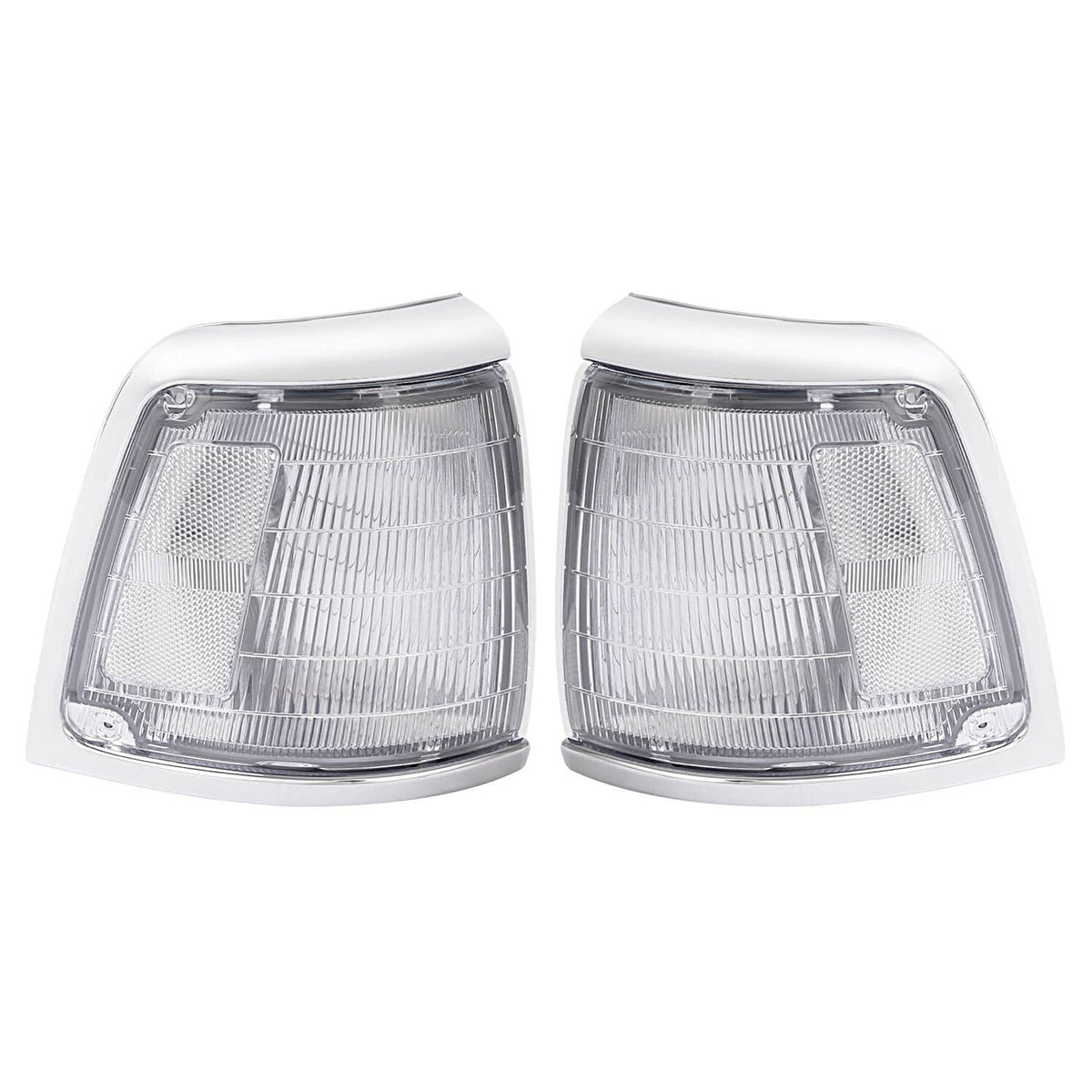 Solid Spare Pair Clear Lens Front Corner Lights Lamps For Toyota Pickup Truck 2WD 1992-1995