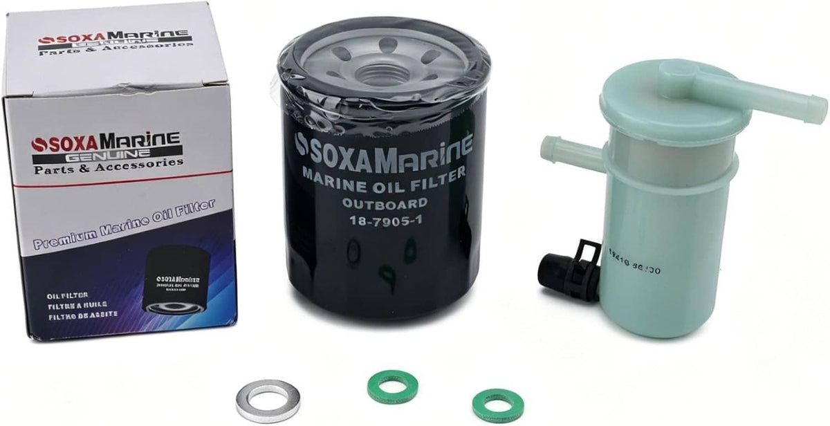 Solid Spare Outboards 100Hour Oil Maintenance Kit for Suzuki 4S DF150/175/150SS 15410-96J00