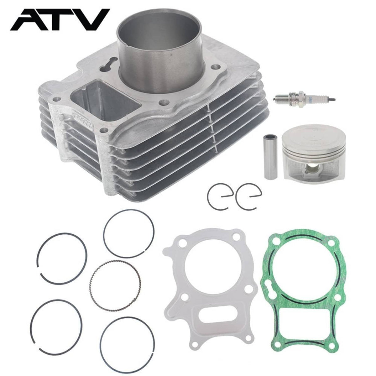 Solidspare For Honda Recon 250 TRX250 TRX250EX Cylinder Piston Gasket Top End Rebuild Kit
