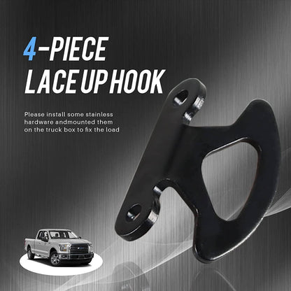 Solidspare Truck Bed Tie Down Hooks Anchors Bracket For 2000-2017 Ford F150 Bed Inner Hook