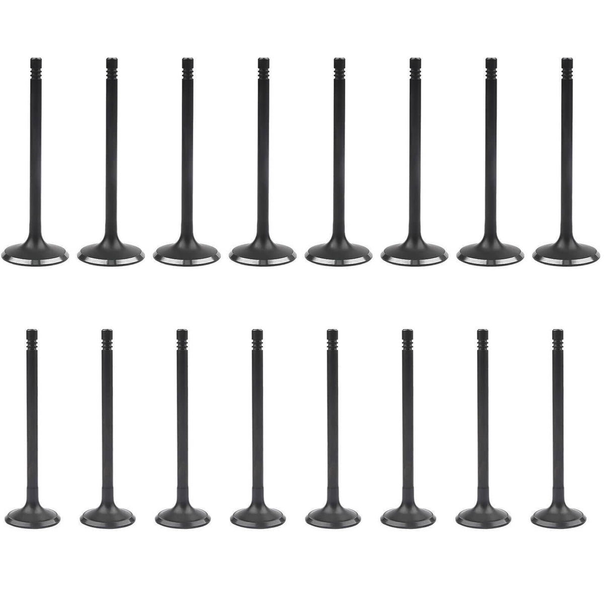 Solidspare 16Pcs Intake Exhaust Valves For 07-17 Chevrolet GM Buick Saturn 2.0L 2.4L Engine