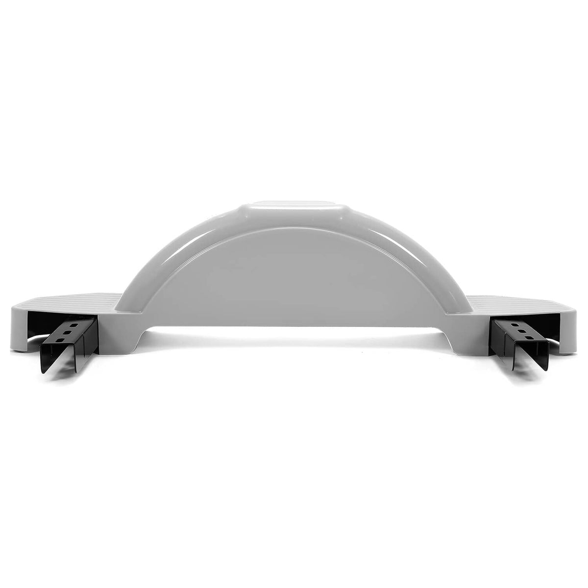 Solidspare 2PCS 12" Trailer Fenders w/Steps Wheels Tires Skirt Boat Gray Single Axle 300LBS