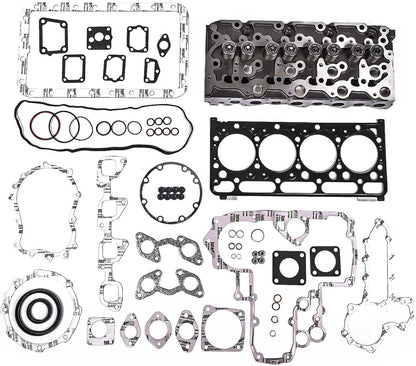 Solidspare Complete Cylinder Head Kit for Kubota V2203 V2203T V2203E V2203B Tractor L4200