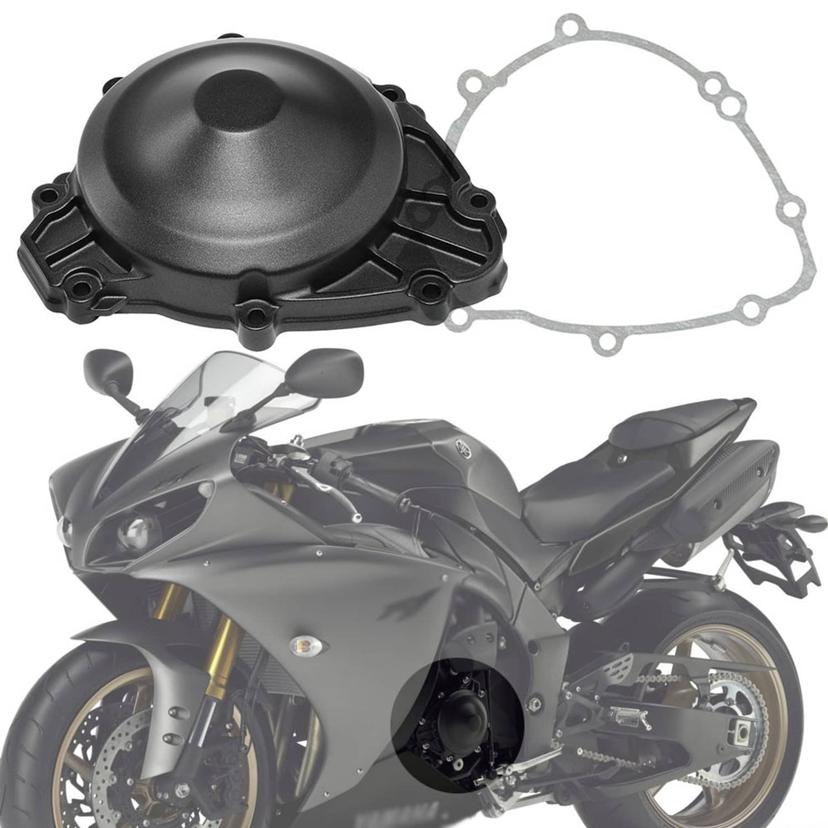 Solidspare YZF R1 Left Side Engine Crank Case Stator Cover For Yamaha YZF-R1 2009-2014 New