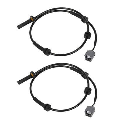 Solid Spare 2Pcs ABS Wheel Speed Sensor for Nissan Rogue 2014-2020 Front Driver Passenger EA