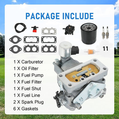 Solidspare Carburetor for Kawasaki FH641V FH661V FH721V FX850V FH601V FX801V with 49065-072