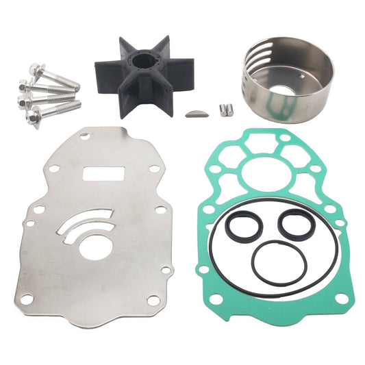 Solid Spare 6CE-W0078-00 Water Pump Repair Kit for Yamaha 225/250/300HP Outboard Boat Motor