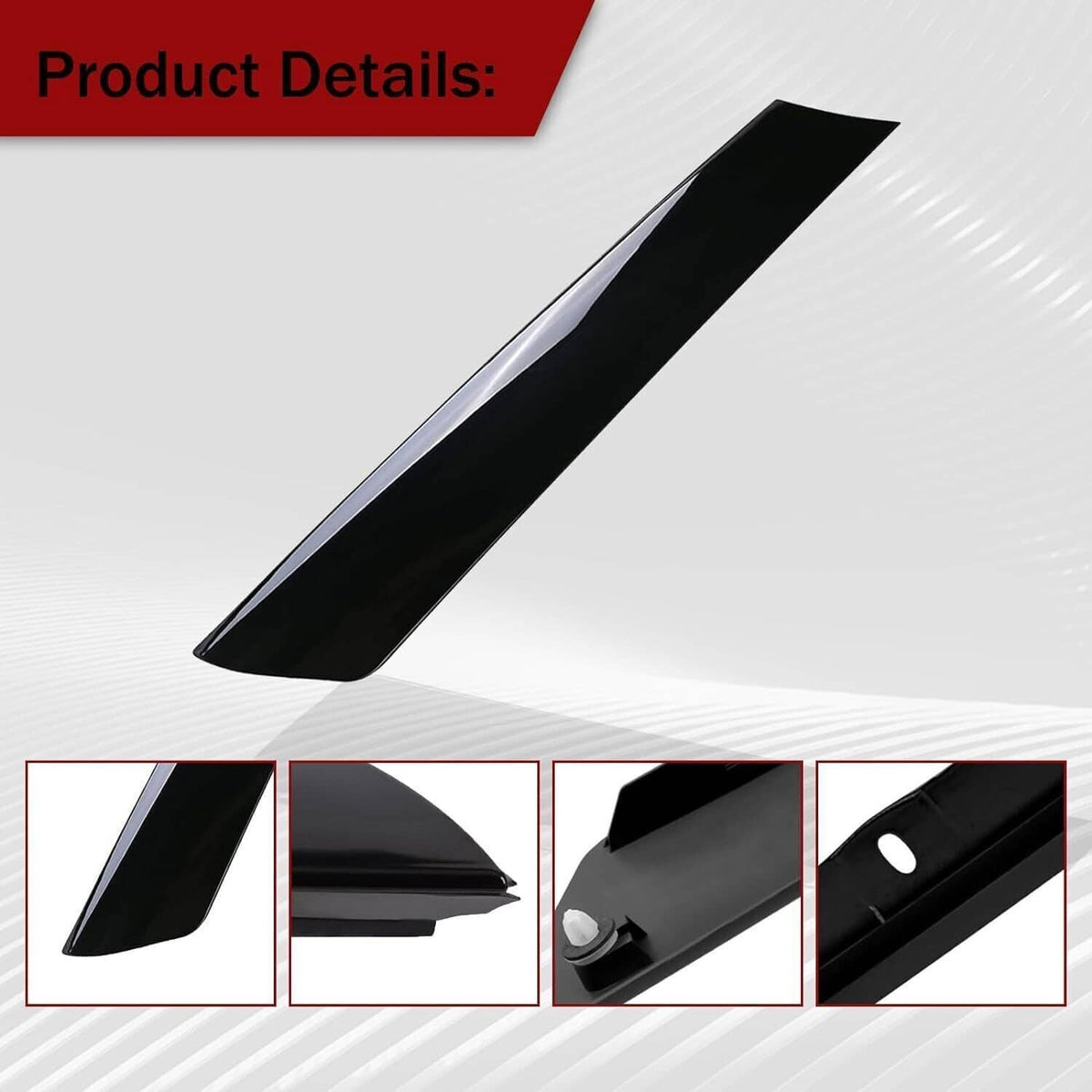 Solidspare New Front Windshield Post Trim Right +Left Side for Mini Cooper R50 R52 R53