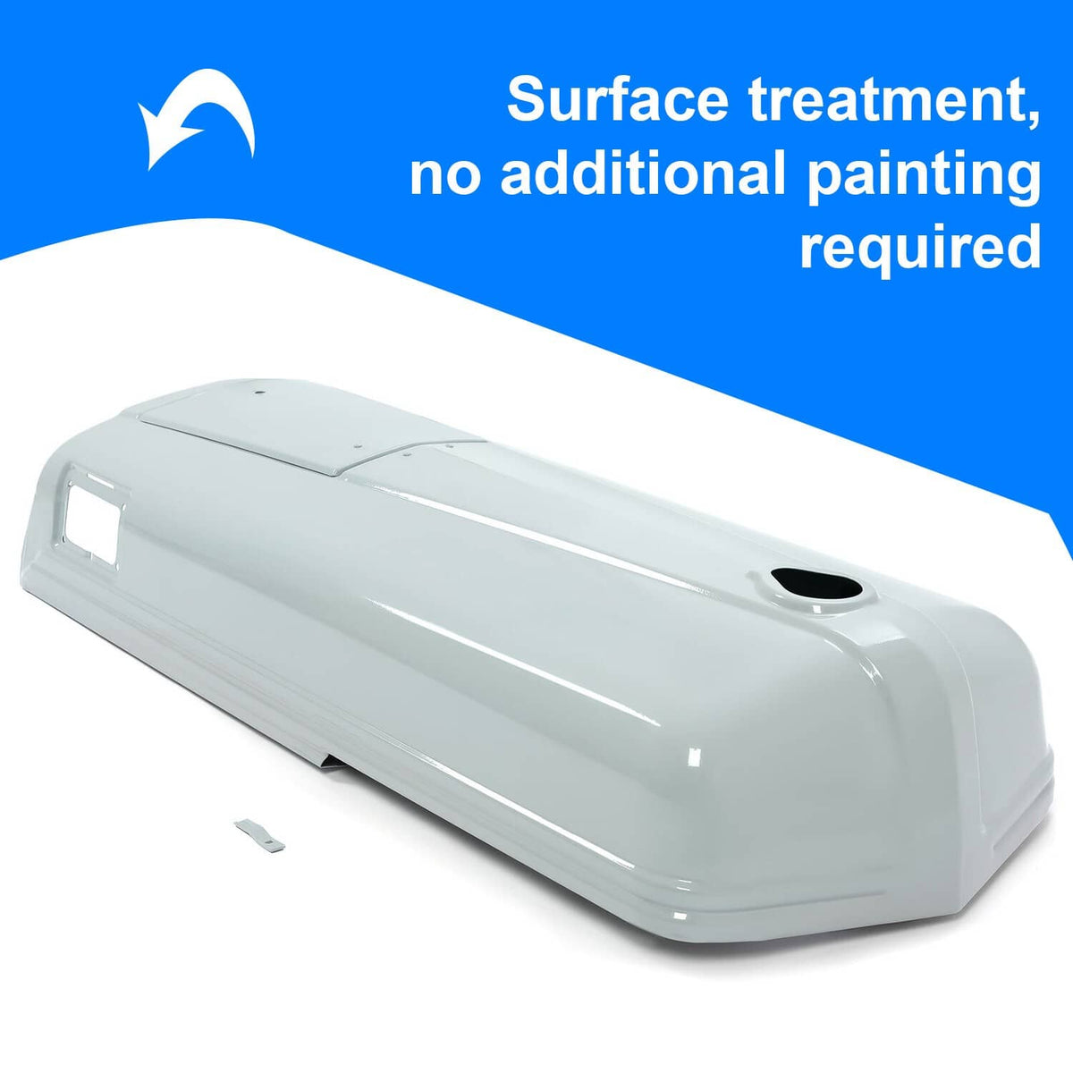 Solidspare Tractor Hood w/ Battery Door Gray For Ford 2N 9N 8N Replace For 8N16612 9N16938C