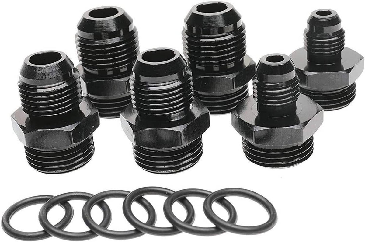 Solidspare High Flow 100 Micron Inline Fuel Filter Cleanable AN6 AN8 AN10 Adapter Fitting
