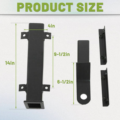Solidspare For Club Car EZGO Yamaha Golf Cart Trailer Hitch w/ 2" Receiver Step on Back