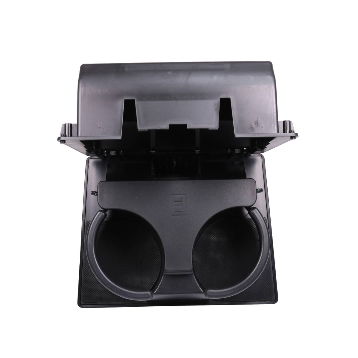 Solidspare BLACK Front Dual Cup Holder For 2008-2016 Ford F250 F350 F450 F550 8C3Z2513562AF