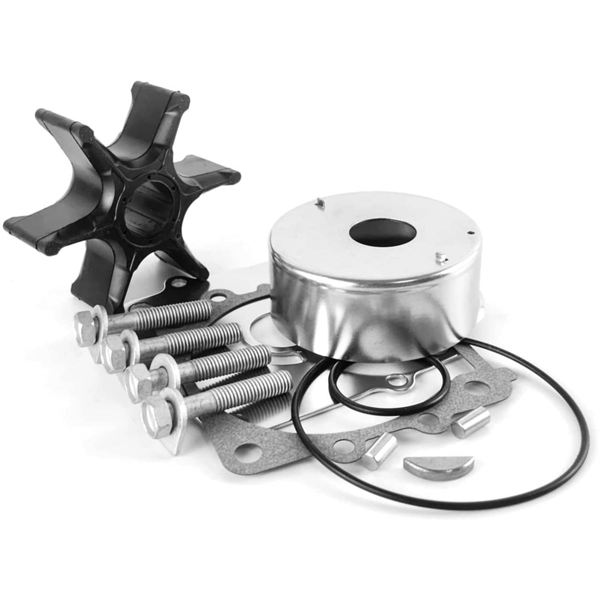 Solid Spare Water Pump Impeller Kit 6E5-W0078-A1-00 For Yamaha115 130 HP Outboard 18-3373