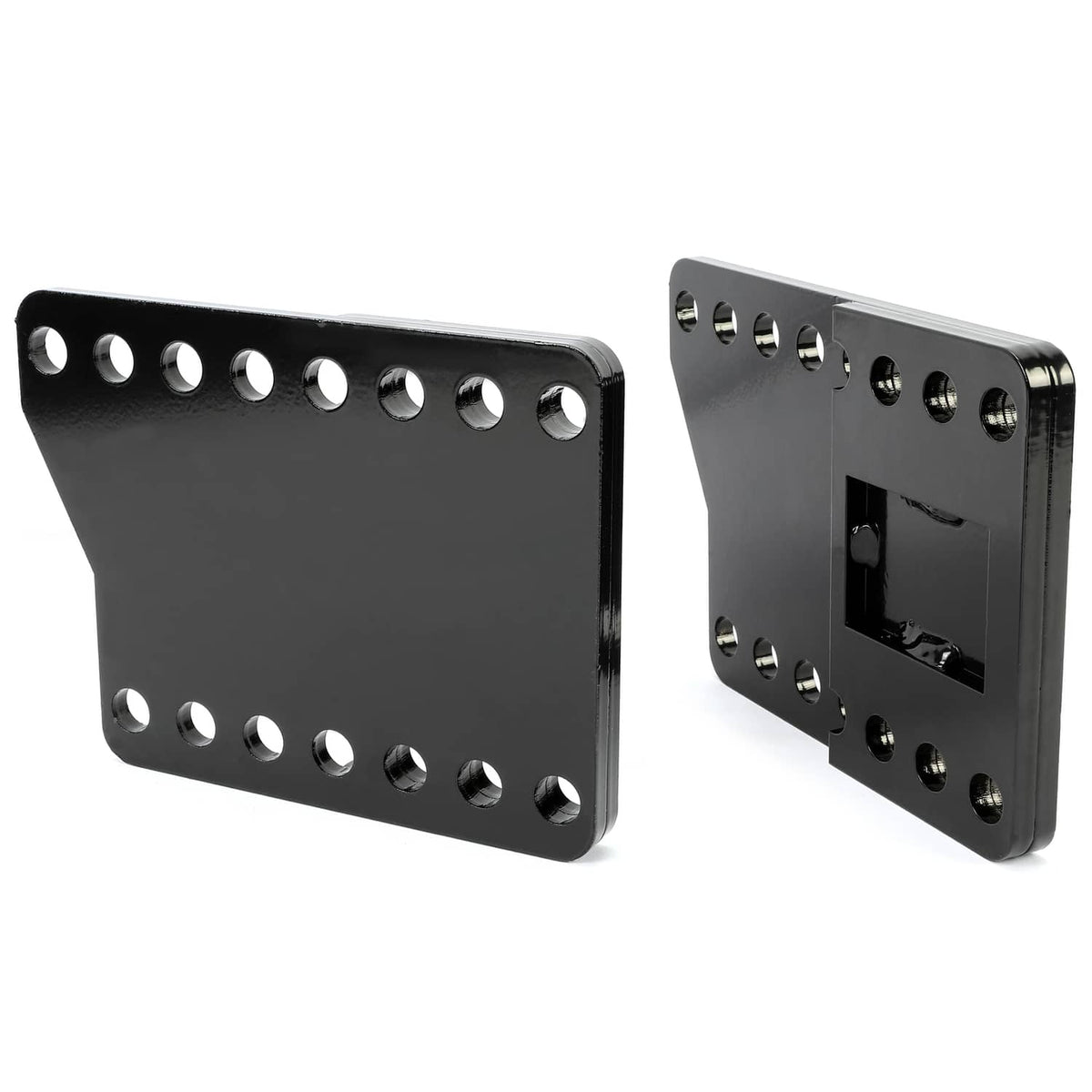 Solidspare Universal Black Steel Snowplow part Mount Drop Brackets Lift Extension Kit